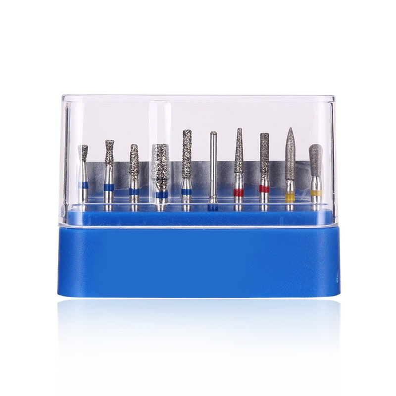 AZDENT Dia.1.6mm Dental Diamond Burs Drills High Speed Handpiece Polishing Tools - KiwisLove