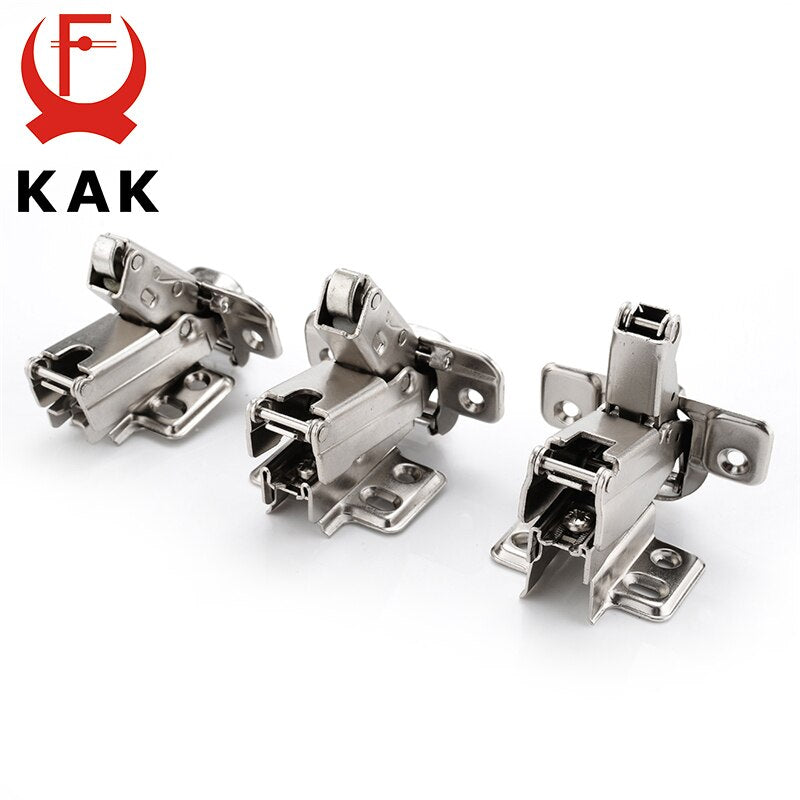 KAK 175 Degree Cabinet Hinge Cold Rolled Steel Fixed Hinge Rustless Iron Cabinet Cupboard Door Hinges For Furniture Hardware - KiwisLove