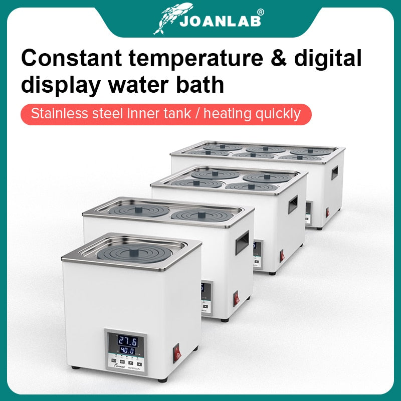 JOANLAB Laboratory Water Bath Constant Temperature Digital Display Heater Lab Equipment Thermostat Tank Single Hole 110v 220v - KiwisLove