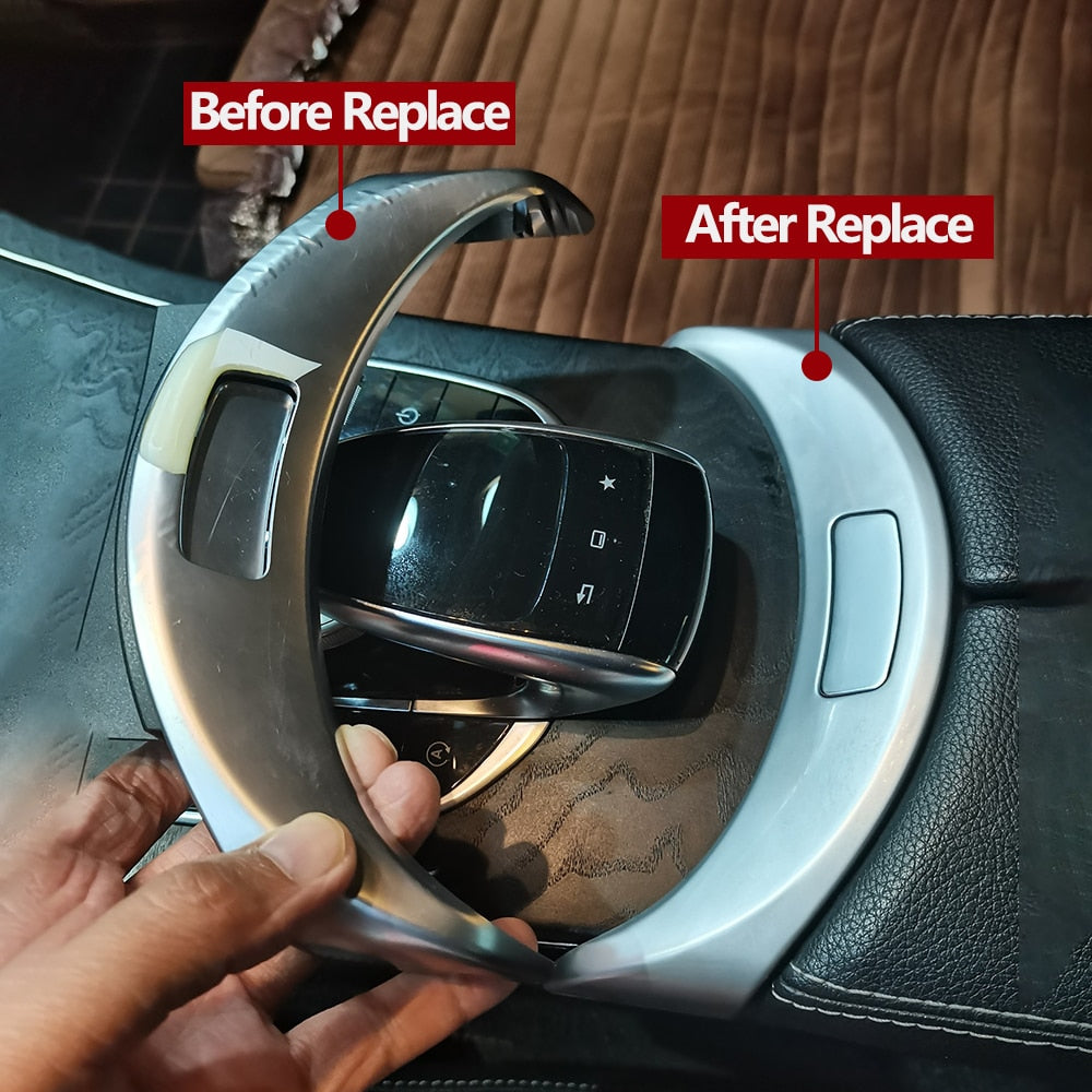 Central Console Armrest Storage Box Switch Button Cover For Mercedes BENZ C Class W205 C200 C250 C300 GLC W253 GLC200 GLC300 - KiwisLove