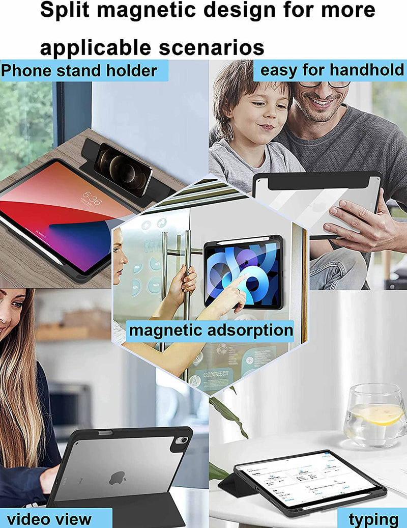 iPad Case Magnetic Detachable Pro 12.9  2020 2021 M1 Pro 11 12 9 Air 4 10.9 - KiwisLove
