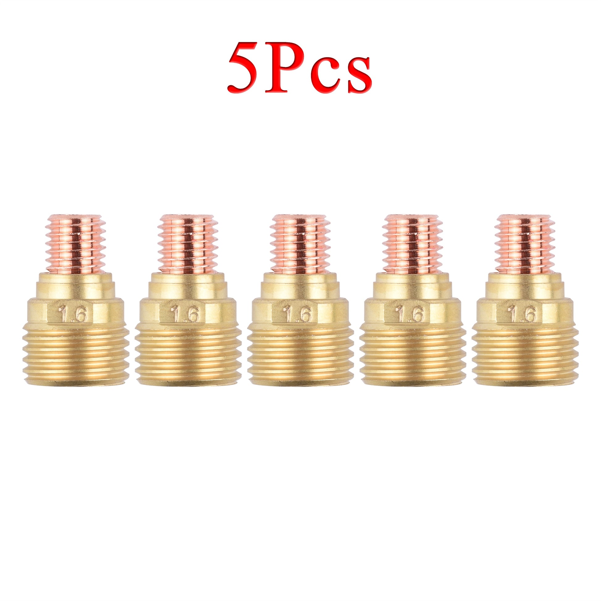 5/10Pcs 1.0/1.6/2.4/3.2mm TIG Gas Lens Collet Body 45V42 45V43 45V44 45V45 For TIG WP9 20 25 Welding Torch Accessories - KiwisLove