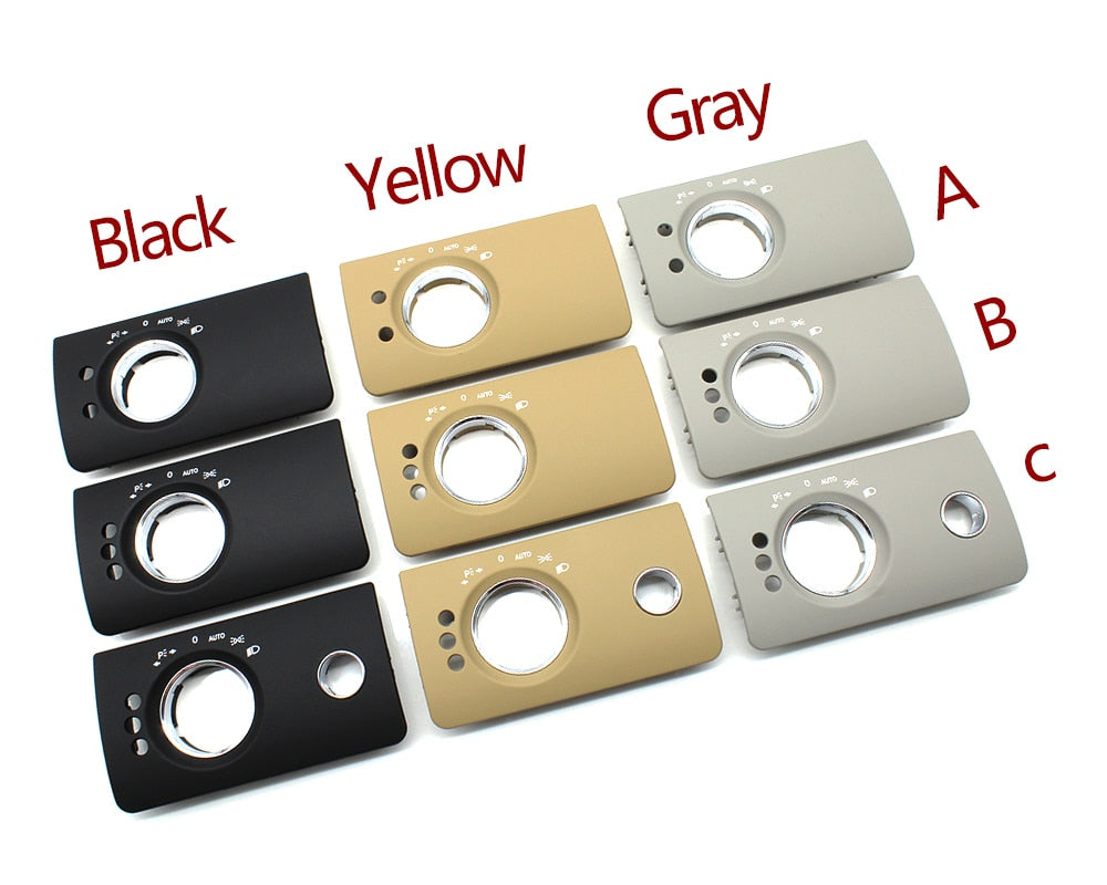 Car Interior Accessories Head Lamp Headlight Switch Button Cover Trim For Mercedes Benz W164 ML GL 300 350 450 500 2005-2011 - KiwisLove