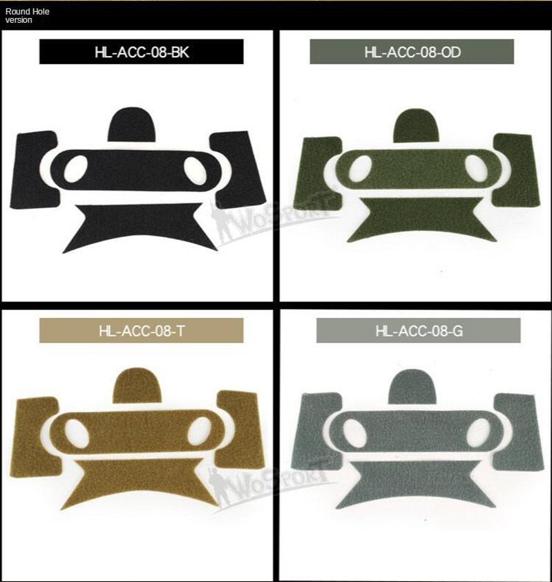 5PCS/Set Tactical ABS Helmet DIY Magic Sticker Outdoor Military Helmet for Climbing Cycling Fast Helmet Cover - KiwisLove