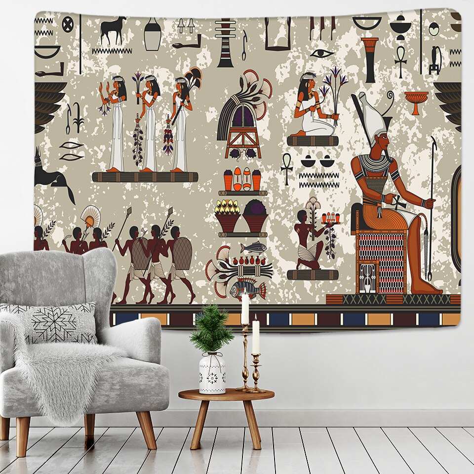 Ancient Egyptian Egypt Tapestry Wall Hanging Home Dorm Decor Bedspread Throw Art Home Decor - KiwisLove