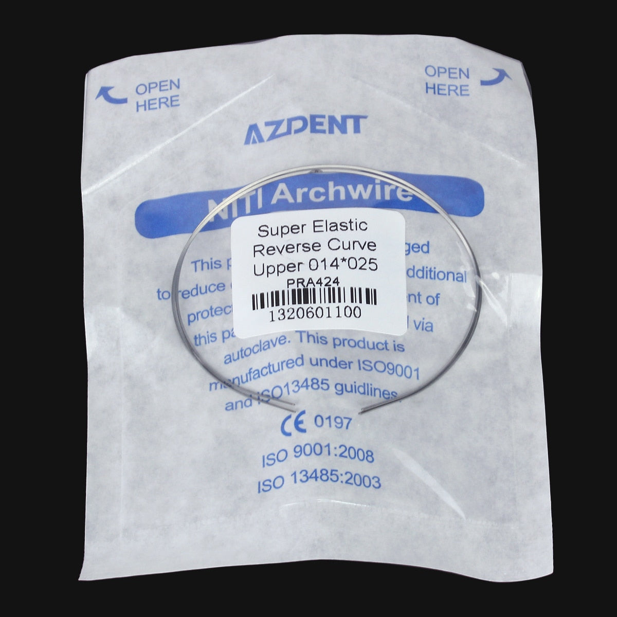 AZDENT Dental Super Elastic NITI Reverse Curve Arch Wires Normal Form Orthodontic Archwire - KiwisLove