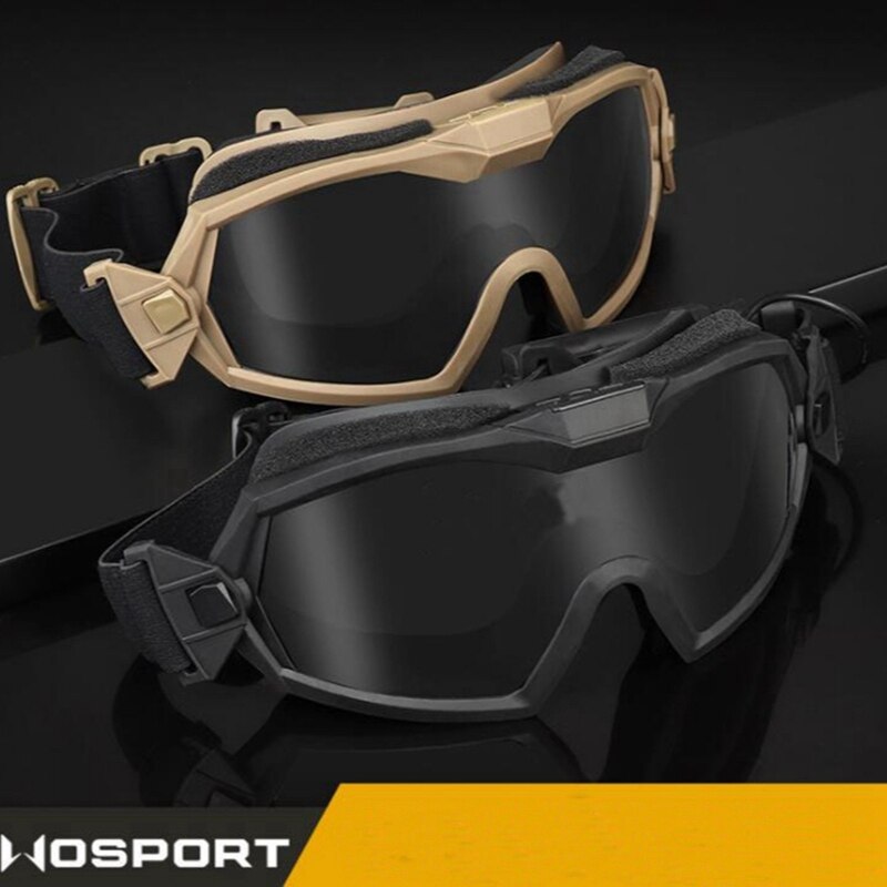 Military Army Goggles Tactical Airsoft Paintball Eyewear with Fan Anti-Fog Outdoor Climbing Cycling Sport Sunglasses - KiwisLove