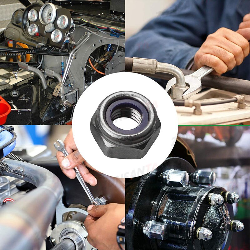 ZONSANTA 265Pcs Nylon Lock Nut M2 M2.5 M3 M4 M5 M6 M8 M10 M12 Hex Hexagon Self LockNut Set Stainless Steel Locking Nuts Kit - KiwisLove