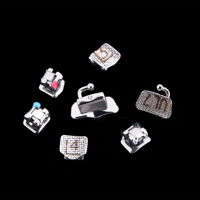 AZDENT Orthodontic Metal Self-Ligating Brackets Roth/MBT 0.022&quot; Slot 3,4,5 with Movable Hook with Buccal Tube &amp;Tool - KiwisLove