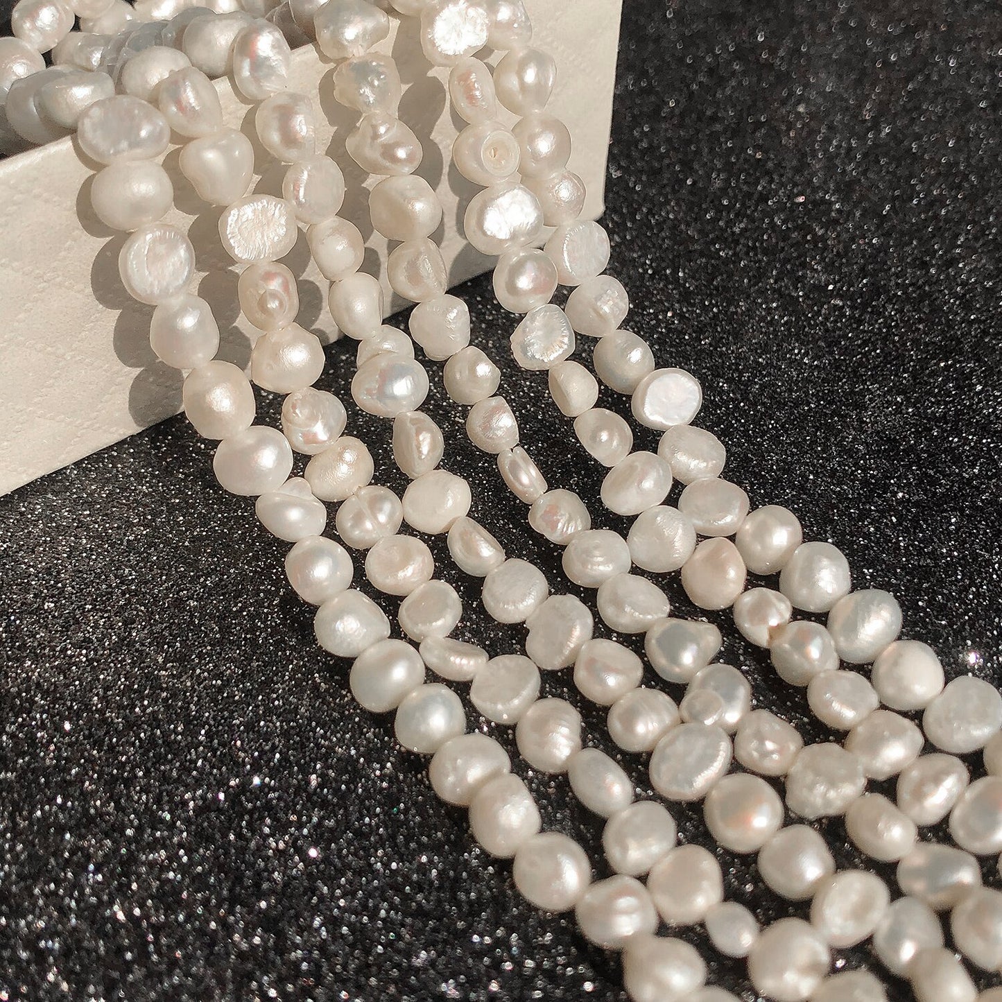 Real Natural Freshwater Pearl Irregular Cultured Small Pearls Punch Beads For Jewelry Making Diy Women&#39;s Necklace Bracelet - KiwisLove