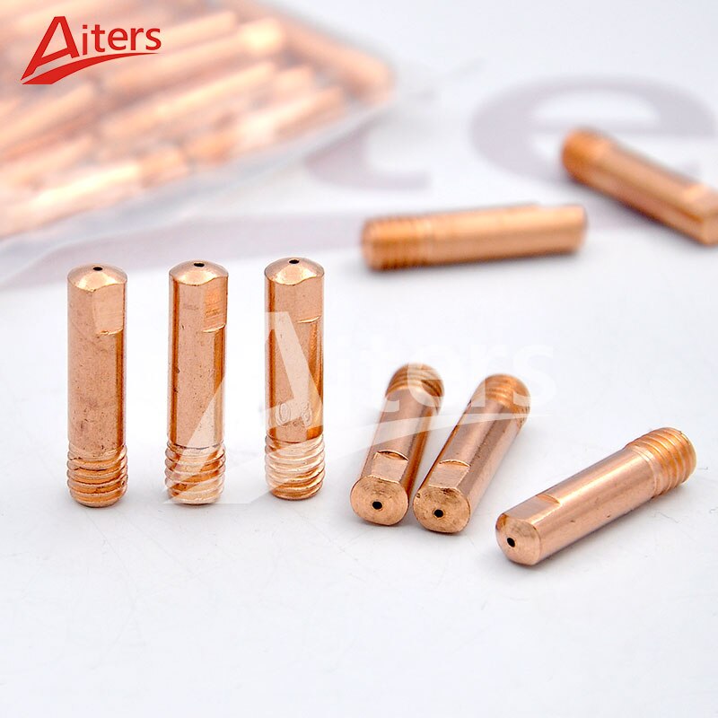 20PCS 15AK Contact Tips 0.6 0.8 1.0 1.2mm Welding Torch Consumables for MIG 15AK accessories - KiwisLove