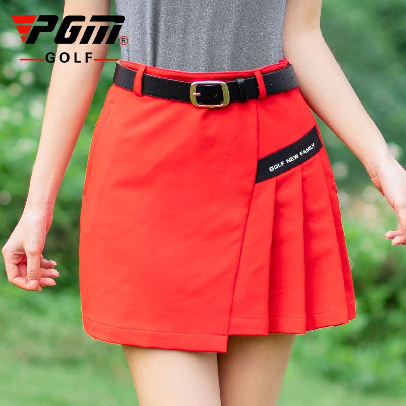 PGM Women Golf Short Skirt Female Summer Sports Girl Wear Anti-exposure Pleated Skirt 2021 New Lady Clothing QZ055 - KiwisLove