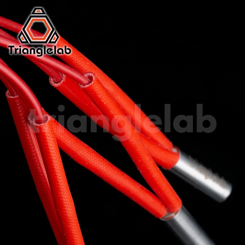 Trianglelab 3D Printer 6*20MM 12V/24V 40W Heater Cartridge With 100CM cable For 3D Printer for PT100 HOTEND Volcano MK8 MK9 - KiwisLove