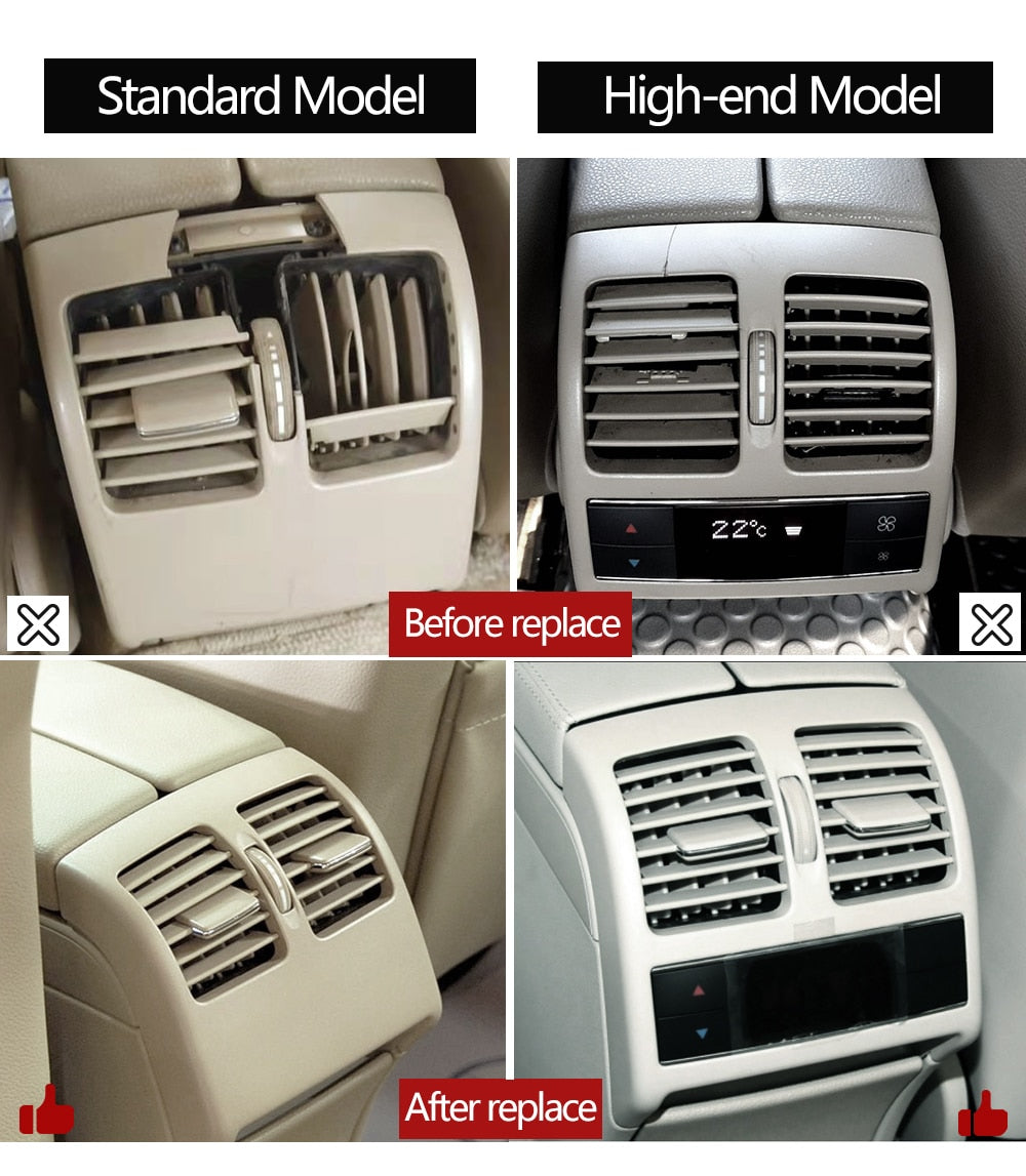 Rear AC Air Vent Grille Outlet Panel Cover For Mercedes Benz C W204 W207 E Class C180 C200 C220 C230 C260 C300 C350 2048300554 - KiwisLove