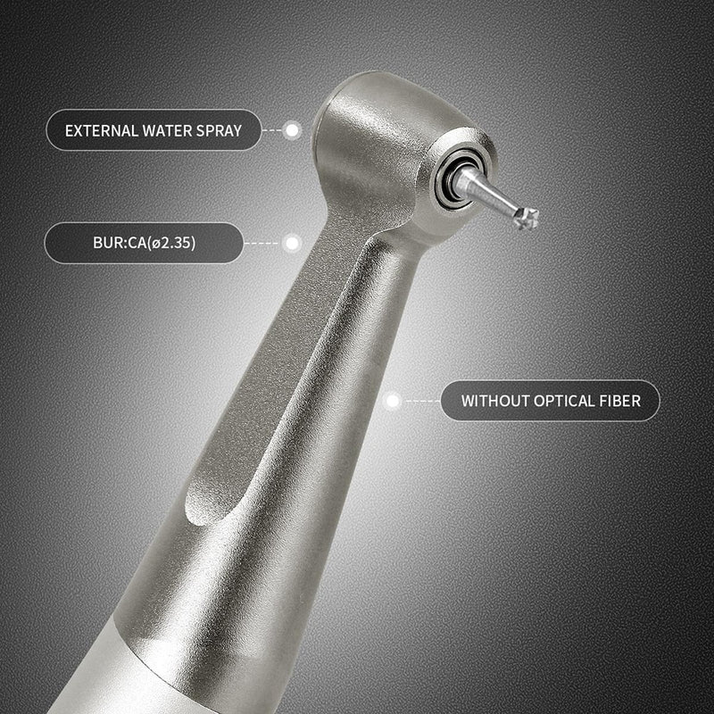 Dental Low Speed Contra Angle Handpiece  20,000rpm Push Button 1:1 Direct Drive Gear Ratio Apply for CA Burs ø2.35mm - KiwisLove