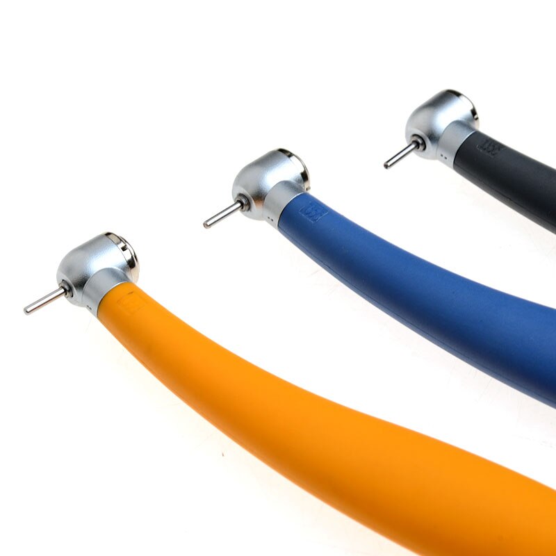 3Pcs/Set Dental Rainbow Push Button Torque Head 4 Holes High Speed Handpiece 400,000rpm - KiwisLove