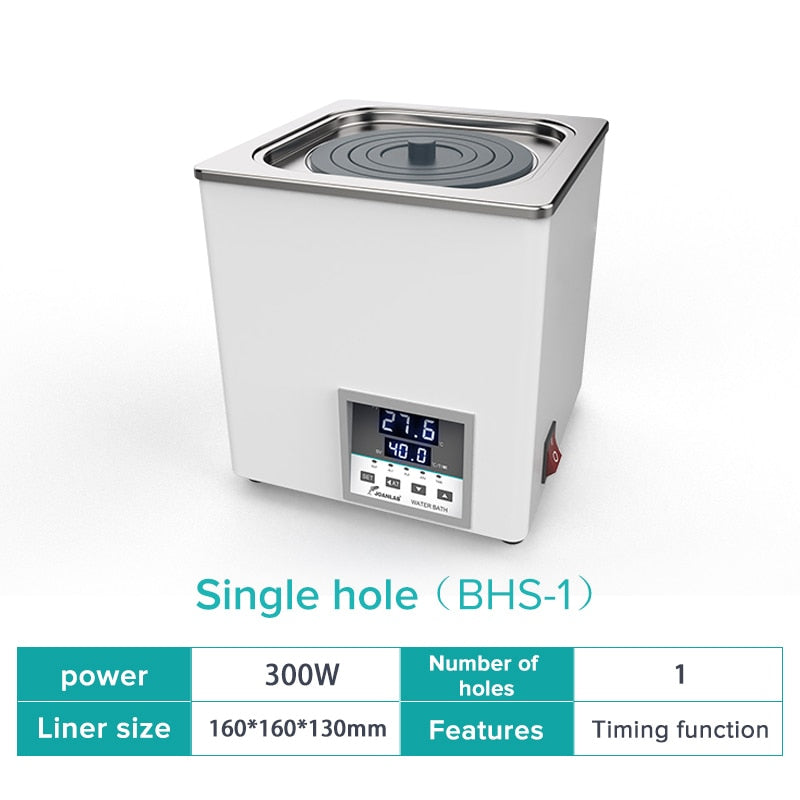 JOANLAB Laboratory Water Bath Constant Temperature Digital Display Heater Lab Equipment Thermostat Tank Single Hole 110v 220v - KiwisLove