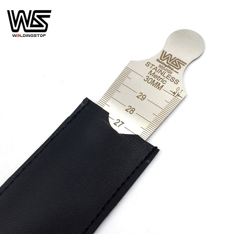 Taper gauge 15-30mm(5/8-3/16) gap slot width, hole size metric&amp;inch measuring tool - KiwisLove