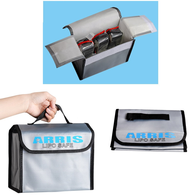 Fireproof Waterproof Lipo Battery Explosion Proof Safety Bag Fire Resistant for Lipo Battery FPV Racing Drone RC Model - KiwisLove