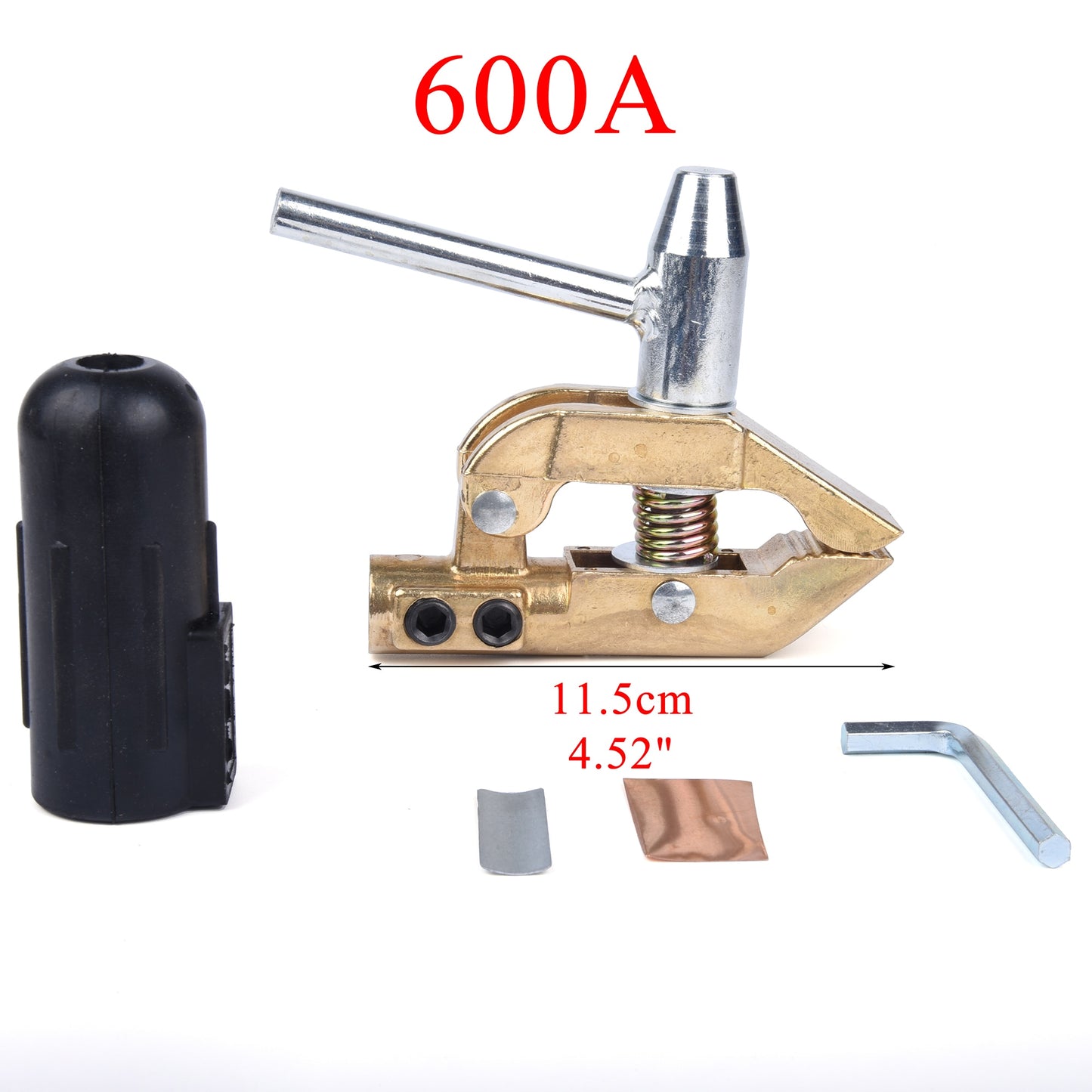 Welding Ground Clamp 260/300/500/600/800/1000A Heavy Duty Brass A/C Type Screw Earth Clip For TIG/MIG/MMA Welding Plasma Machine - KiwisLove