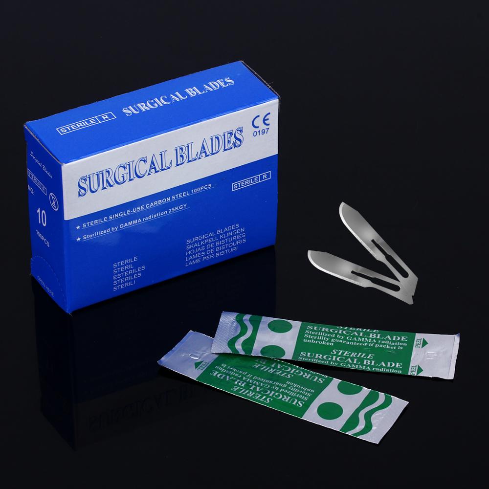 100pcs/Box Scalpel Blades For Dental Medical Stainless Steel Surgical Blade Heathy Beauty Tool - KiwisLove