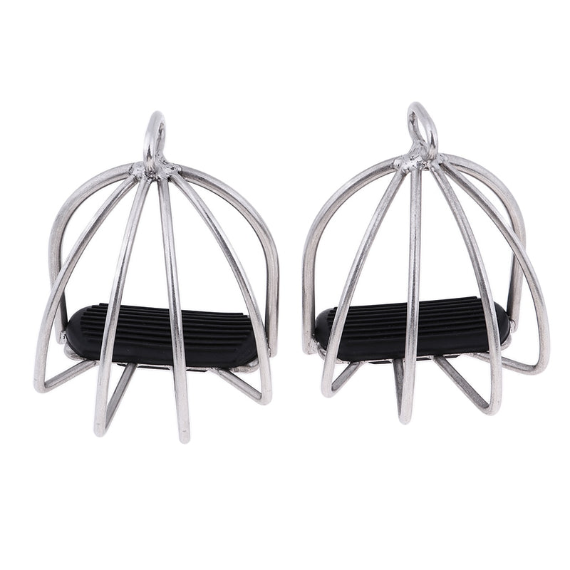 Safety stirrups Optimal leg position riding riding stainless steel - KiwisLove
