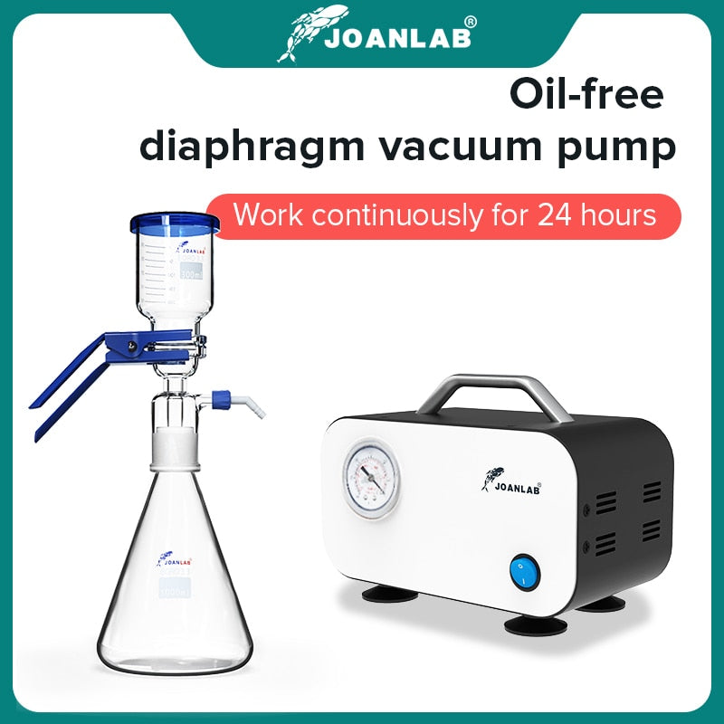 DC 12v Mini Oil-free Diaphragm Vacuum Pump Laboratory Filter Pump Portable Negative Pressure Pump Lab Equipment 110v To 220v - KiwisLove