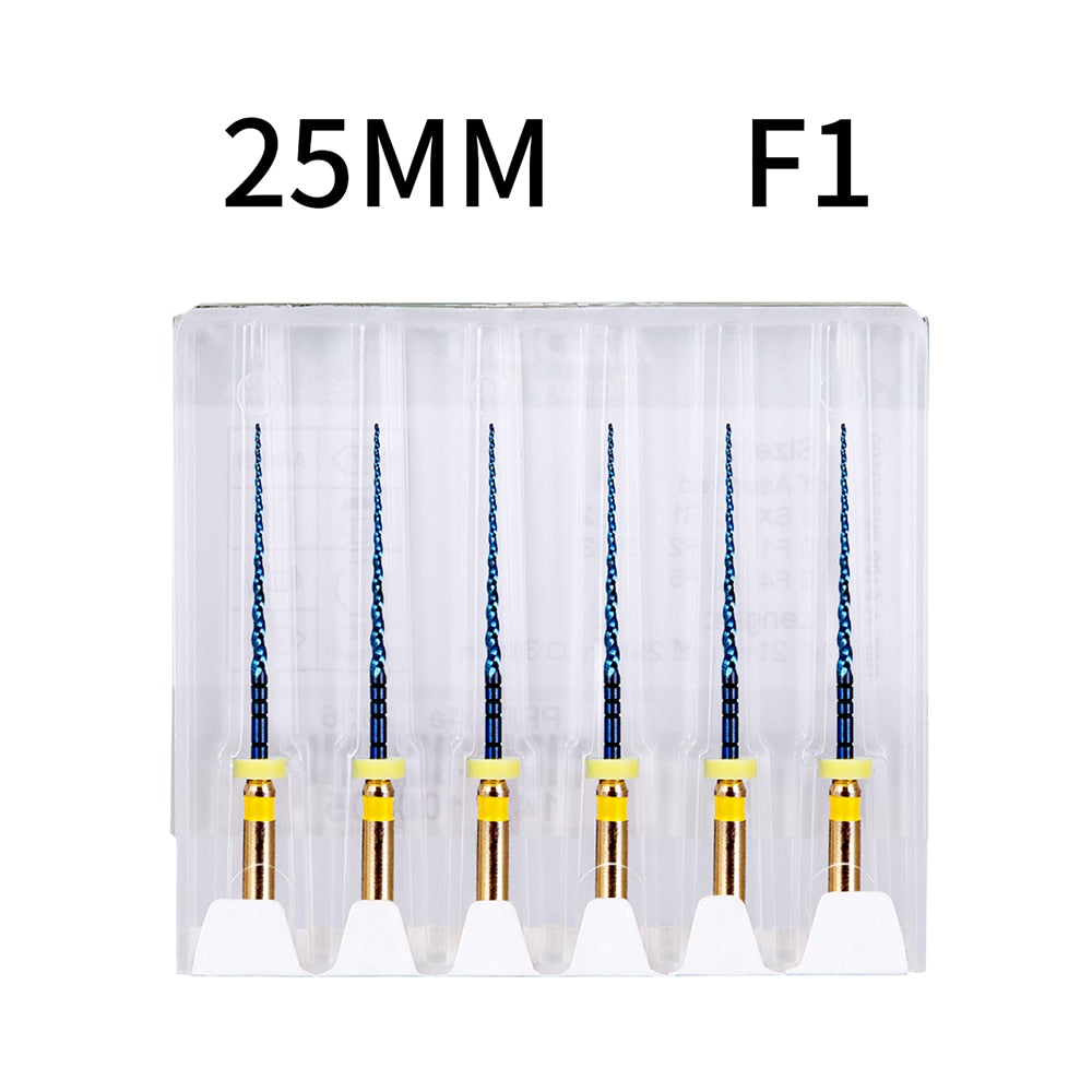 6pcs/Pack 25mm SX Dental Files Root Canal Use Rotary Heat Activated  Endodontic - KiwisLove