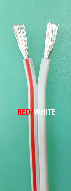 1/5M Red/Black Red/White RVB 2 Pins Electrical Wire 22 20 18 16 14 12AWG  PVC Insulated Bare Copper UL2468 Power Lines LED Cable - KiwisLove