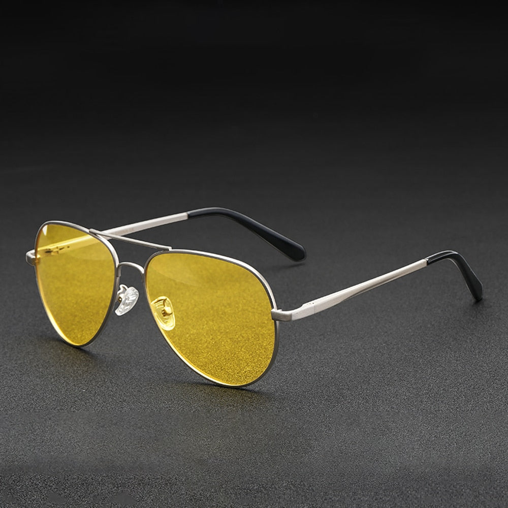 Sunglasses Men Women Yellow Night Vision Glasses Anti-Glare Driver Eyewear Male Pilot Polarized UV400 Lens For Female K0922 - KiwisLove