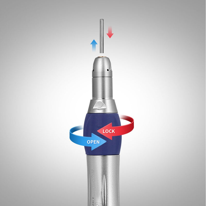 Dental Slow Low Speed Straight Nose Cone Handpiece Ratio 1:1 Rotation Speed 22000-27000 Rpm Bur Applicable φ 2.35 mm - KiwisLove