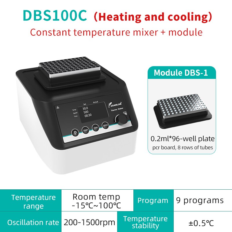 JOANLAB Digital Display Heating Dry Bath Incubator Laboratory Equipment Constant Temperature Heater Dry Bath Incubator Shaker - KiwisLove