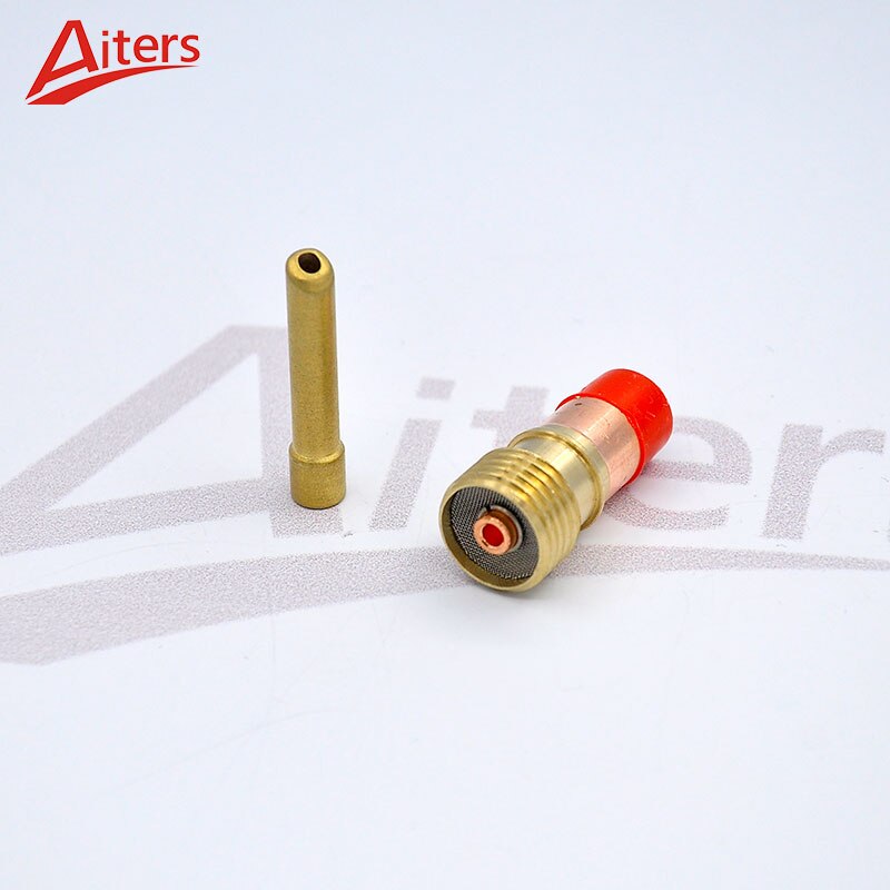 Double Gas Lens Filter 11PCS kit for TIG WP-17/18/26 torch Accessories Stubby Gas Lens and Pyrex Glass Cup Gasket - KiwisLove