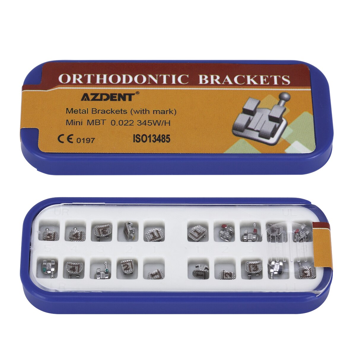 Azdent Mini MBT.022 3-4-5 Hooks Roth  Dental Orthodontic Brackets The Whole Casting Process - KiwisLove