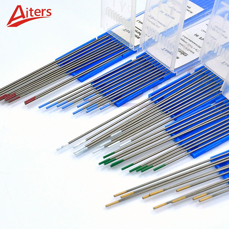 Tungsten Electrodes TIG Welding Rods TIG Parts 1.6x150mm 175mm Thoriated Tungsten Needle WT20 WL15 WZ8 WL20 WP WC20 - KiwisLove