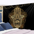 Psychedelic Wall Tapestry Boho Mandala Moon Tapestry Wall Hanging Hippie Sun Tapestry Wall Art Decor for Bedroom Living Room - KiwisLove