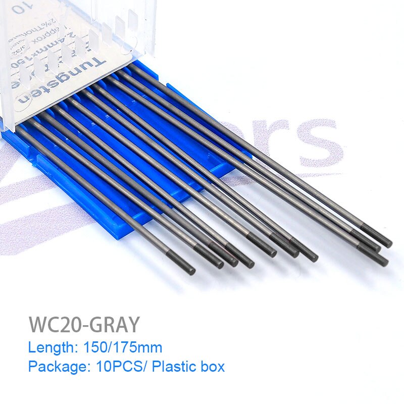 Tungsten Electrodes TIG Welding Rods TIG Parts 1.6x150mm 175mm Thoriated Tungsten Needle WT20 WL15 WZ8 WL20 WP WC20 - KiwisLove