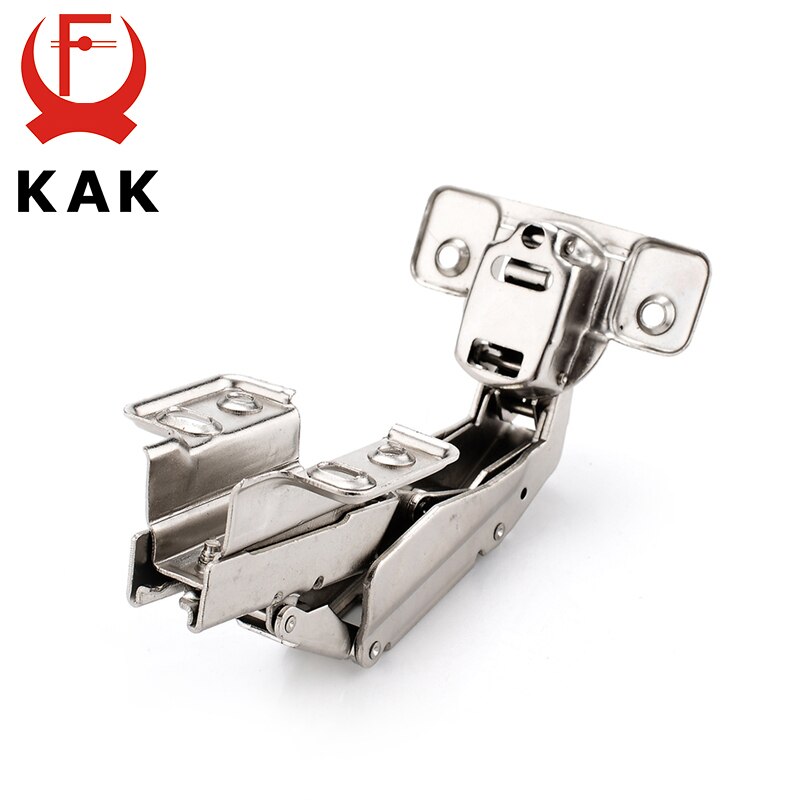 KAK 175 Degree Cabinet Hinge Cold Rolled Steel Fixed Hinge Rustless Iron Cabinet Cupboard Door Hinges For Furniture Hardware - KiwisLove