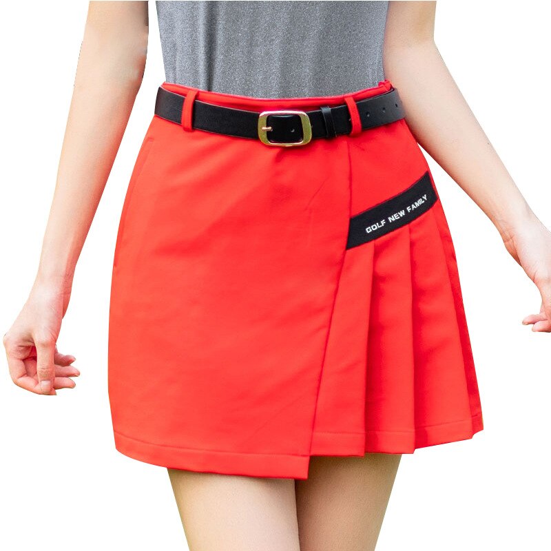 PGM Women Golf Short Skirt Female Summer Sports Girl Wear Anti-exposure Pleated Skirt 2021 New Lady Clothing QZ055 - KiwisLove
