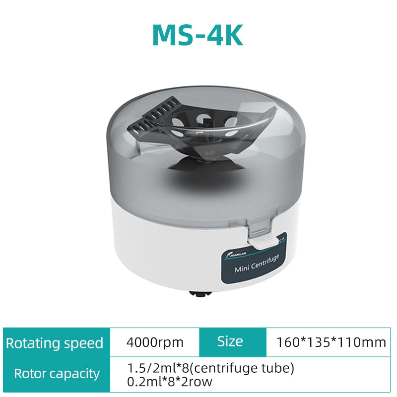 Pcr Centrifuge Machine Digital High-speed Plasma Centrifuge Lab 4000rpm 12000rpm 0.2ml 0.5ml 1.5ml 2ml Centrifuge Tube 110v 220v - KiwisLove