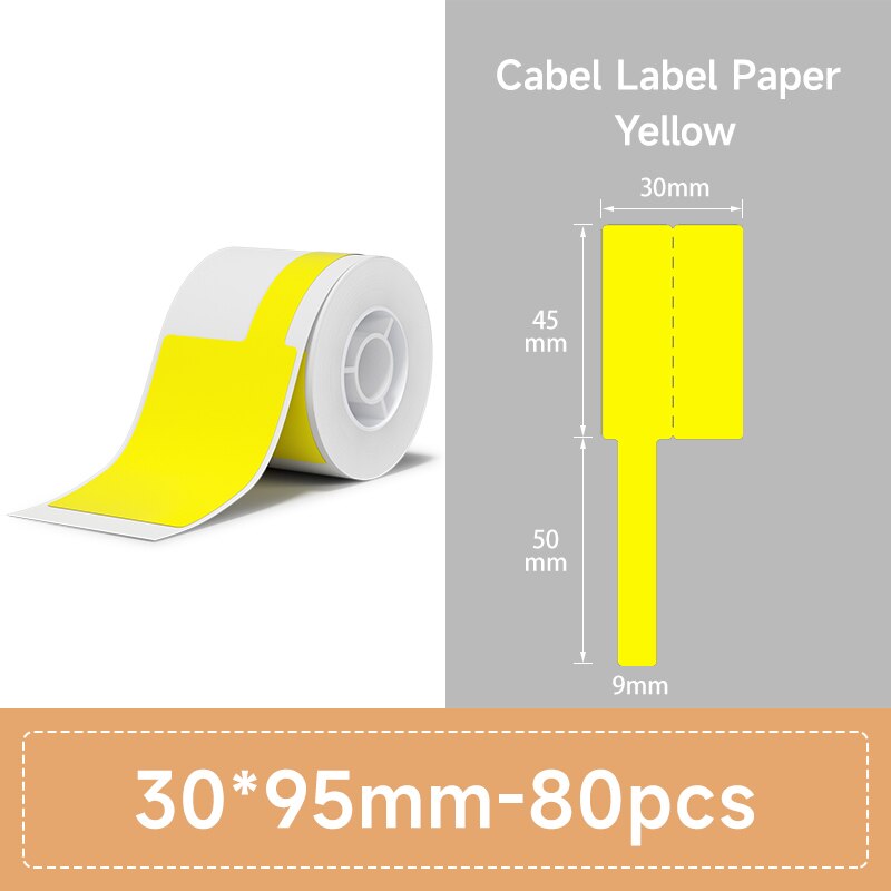 NIIMBOT B21 B3S Thermal Label 2 Rolls Clothing Price Food Self-adhesive Tag Waterproof Smart Office Pocket Printer Label Paper - KiwisLove