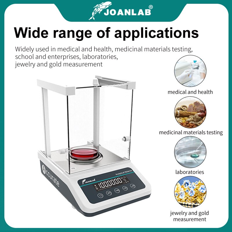Laboratory Scales Analytical Balance Digital Microbalance Precision Electronic Balance Scale 120g 220g Range 0.0001g Resolution - KiwisLove