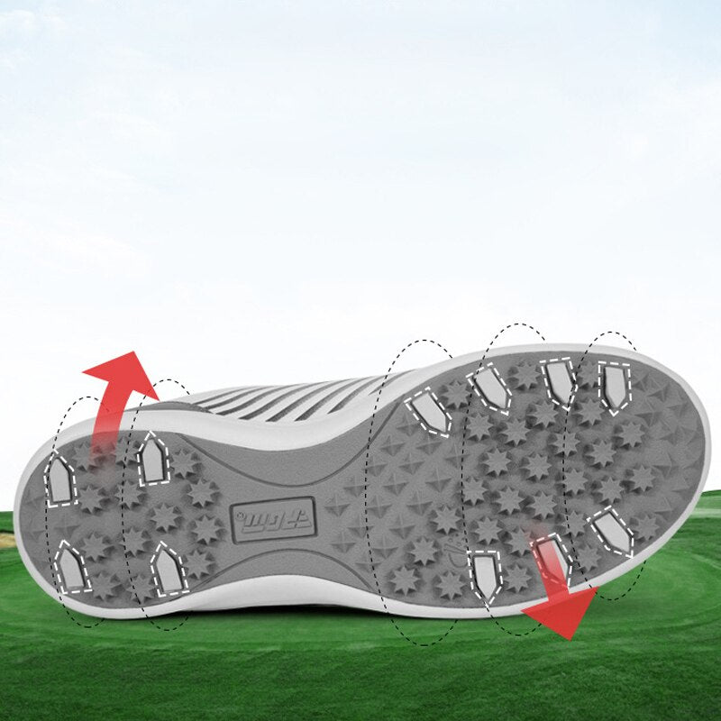 PGM Golf Shoes Womens Waterproof Microfiber Anti-Slip Golf Shoes Breathable Sports Sneakers Ultra-Light Leisure Trainers XZ156 - KiwisLove