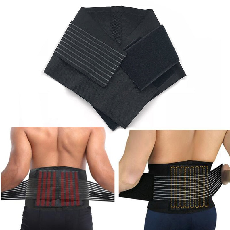 Lumbar Support Belt Disc Herniation Orthopedic Medical Strain Pain Relief Corset Back Injury Support Belts Decompression Brace - KiwisLove