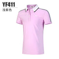 PGM Golf T-shirt Golf Clothing Girl Quick-drying Golf shirts Summer Breathable Elastic Golf Short Sleeved Uniforms YF411 - KiwisLove