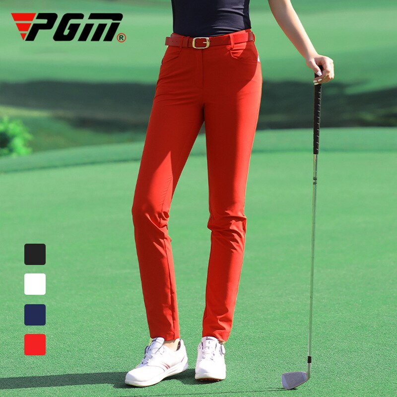 Pgm Golf Clothes Trousers Women High Elastic Pants Summer Spring Lady Casual Long Pants Quick-Drying Flared Trousers KUZ099 - KiwisLove