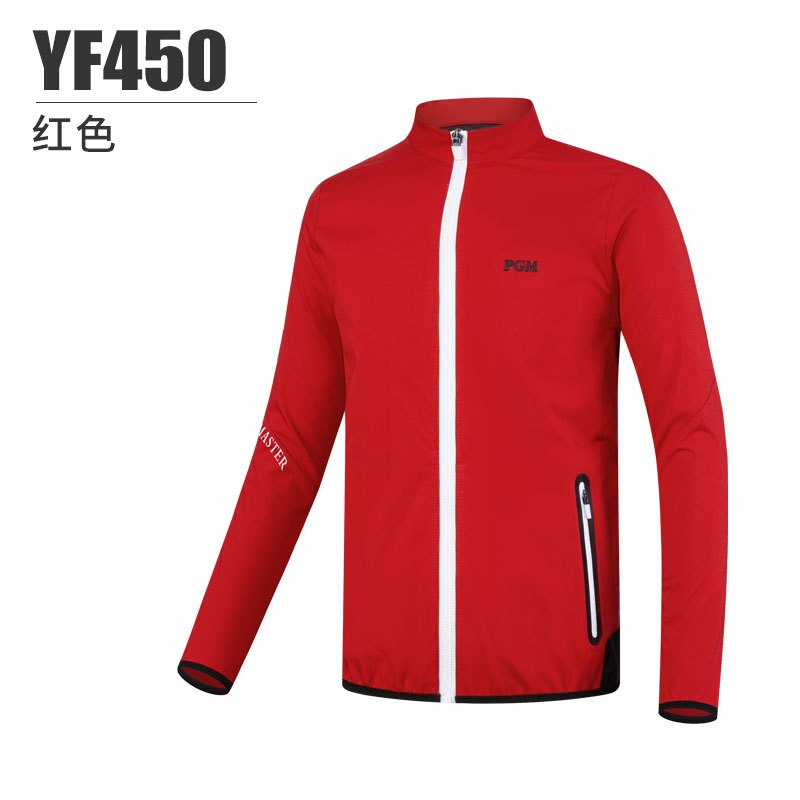 PGM Children&#39;s Golf Jacket Autumn and Winter Fashion Boys Wear Zipper Windbreaker Youth Windproof Warm Clothes - KiwisLove