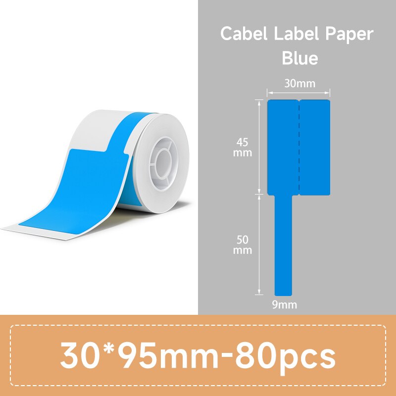 NIIMBOT B21 B3S Thermal Label 2 Rolls Clothing Price Food Self-adhesive Tag Waterproof Smart Office Pocket Printer Label Paper - KiwisLove