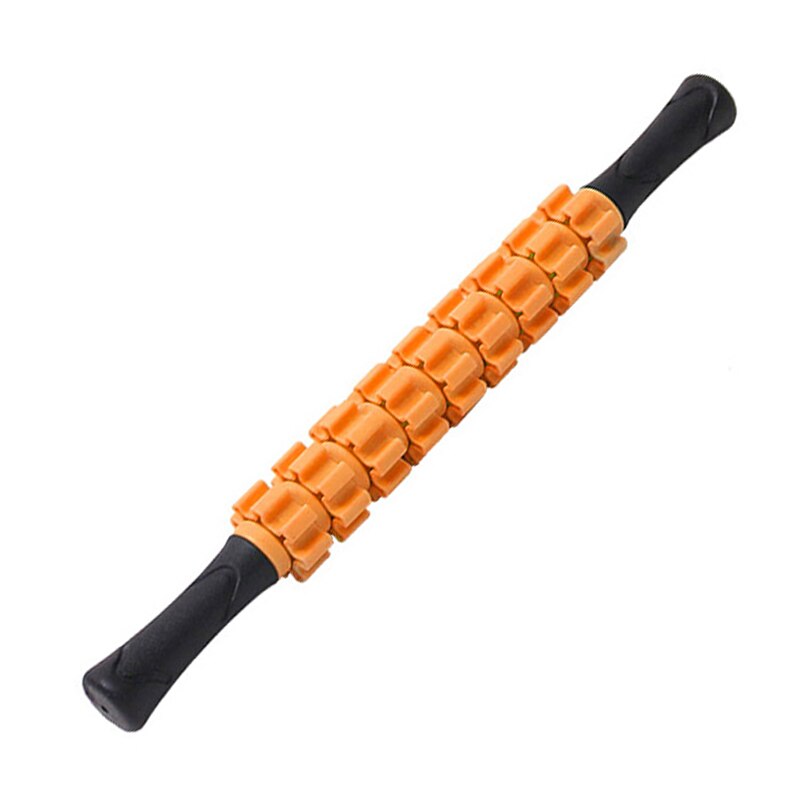 9-Wheel Anti Cellulite Massager Stick Trigger Point Stick Body Foot Face Leg Slimming Massage Yoga Gym Muscle Roller Sticks - KiwisLove