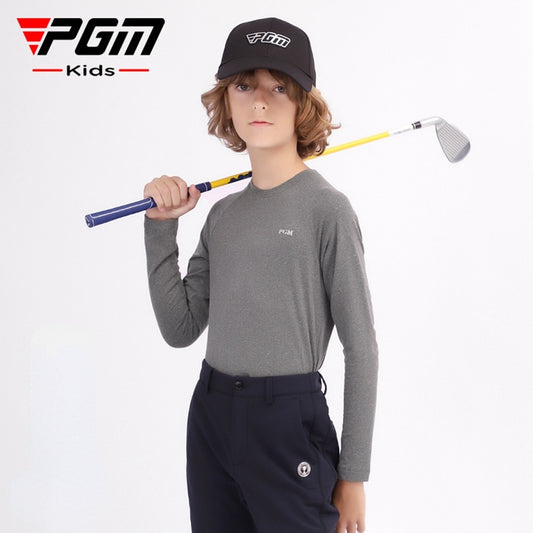 PGM Autumn Winter Boys Shirt Long Sleeve Golf Clothing Keep Warm Outdoor Sports Bottoming-Shirt Ladies Slim Fit T Shirts YF435 - KiwisLove